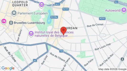 Apartments for rent i Brussels Etterbeek - kort over placeringen