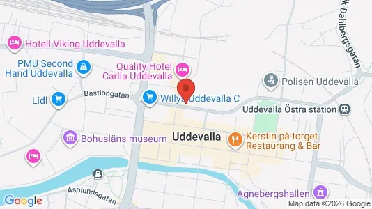 Apartments for rent i Uddevalla - kort over placeringen
