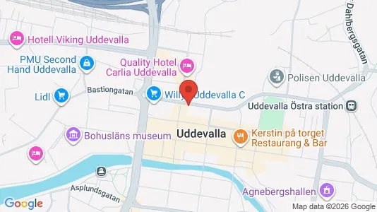 Apartments for rent i Uddevalla - kort over placeringen