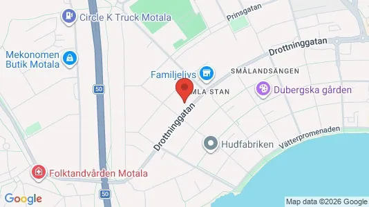 Apartments for rent i Motala - kort over placeringen