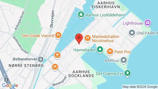 Apartments for rent i Aarhus C - kort over placeringen