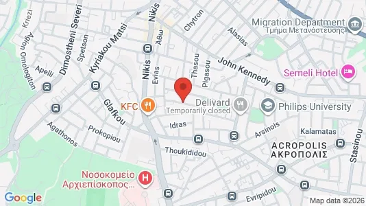 Apartments for rent i Nicosia Lefkosia - kort over placeringen