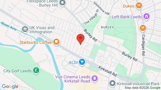 Apartments for rent i Leeds - West Yorkshire - kort over placeringen