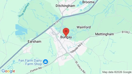 Apartments for rent i Bungay - Suffolk - kort over placeringen