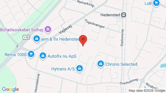 Apartments for rent i Hedensted - kort over placeringen