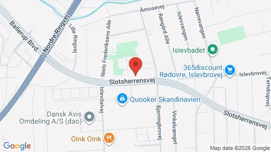 Apartments for rent i Rødovre - kort over placeringen