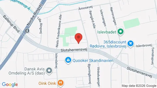 Apartments for rent i Rødovre - kort over placeringen