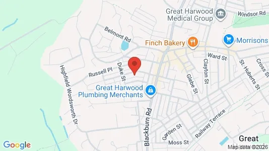 Apartments for rent i Blackburn - Lancashire - kort over placeringen