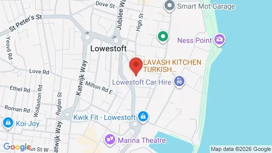 Apartments for rent i Lowestoft - Suffolk - kort over placeringen