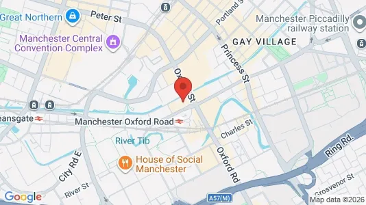 Apartments for rent i Manchester - Lancashire - kort over placeringen