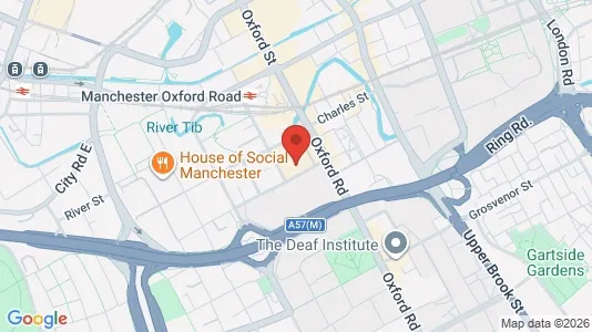 Apartments for rent i Manchester - Lancashire - kort over placeringen
