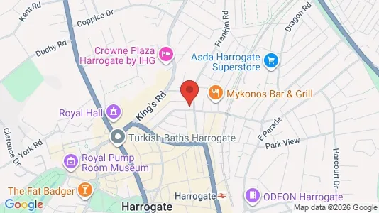 Apartments for rent i Harrogate - North Yorkshire - kort over placeringen