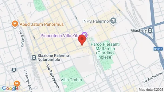 Apartments for rent i Palermo - kort over placeringen