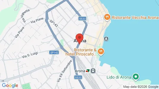 Apartments for rent i Arona - kort over placeringen