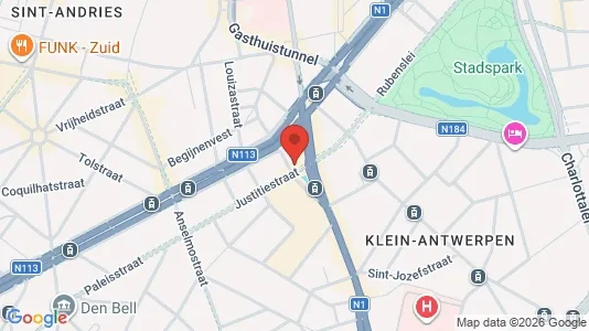 Apartments for rent i Stad Antwerp - kort over placeringen