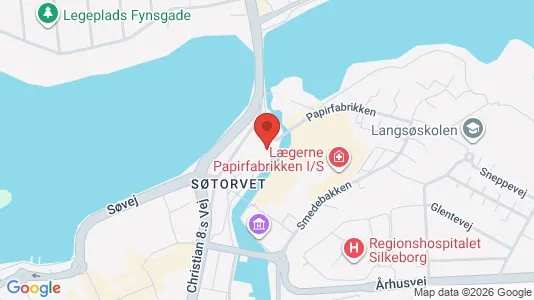 Apartments for rent i Silkeborg - kort over placeringen