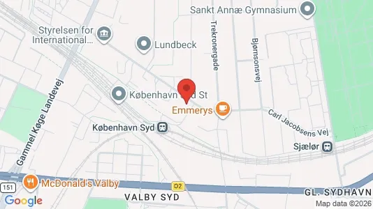 Apartments for rent i Valby - kort over placeringen