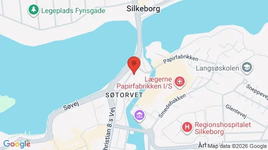 Apartments for rent i Silkeborg - kort over placeringen