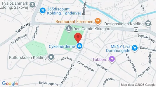 Apartments for rent i Kolding - kort over placeringen