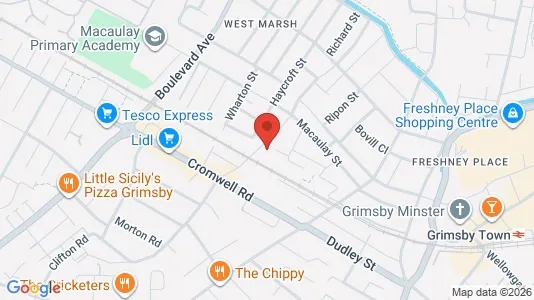 Apartments for rent i Grimsby - South Humberside - kort over placeringen
