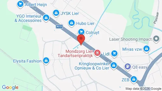 Apartments for rent i Lier - kort over placeringen