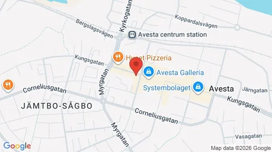 Apartments for rent i Avesta - kort over placeringen
