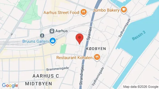 Apartments for rent i Aarhus C - kort over placeringen