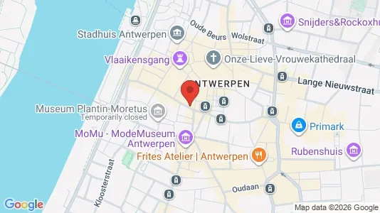 Apartments for rent i Stad Antwerp - kort over placeringen
