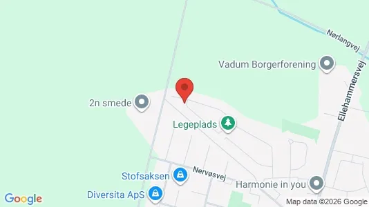 Apartments for rent i Vadum - kort over placeringen