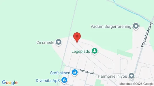 Apartments for rent i Vadum - kort over placeringen