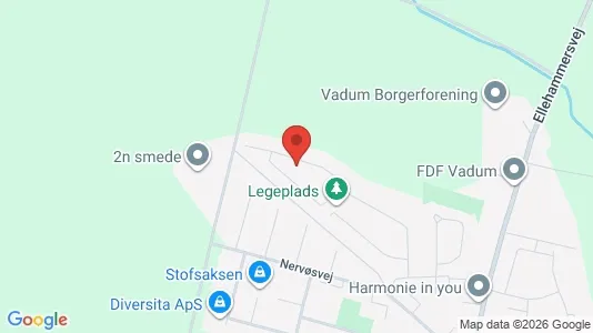 Apartments for rent i Vadum - kort over placeringen