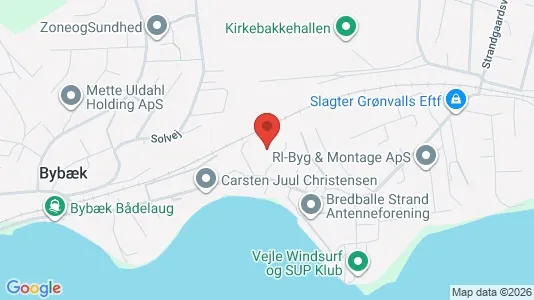 Apartments for rent i Vejle Øst - kort over placeringen