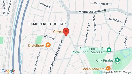 Apartments for rent i Antwerp Merksem - kort over placeringen