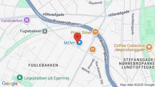 Apartments for rent i Frederiksberg - kort over placeringen