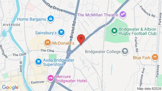 Apartments for rent i Bridgwater - Somerset - kort over placeringen