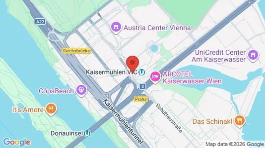 Apartments for rent i Vienna Donaustadt - kort over placeringen