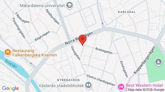 Apartments for rent i Västerås - kort over placeringen