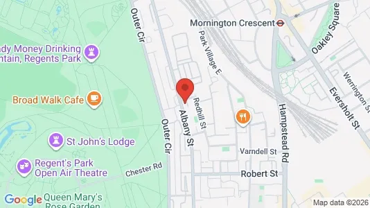 Apartments for rent i London NW8 - kort over placeringen