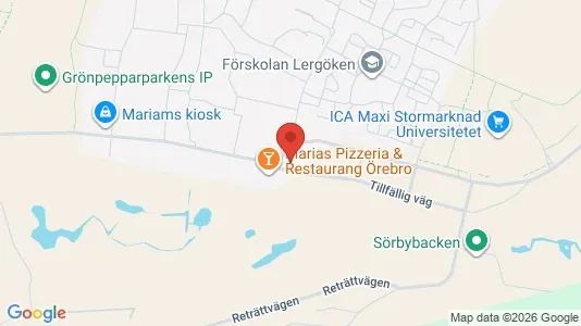 Apartments for rent i Örebro - kort over placeringen