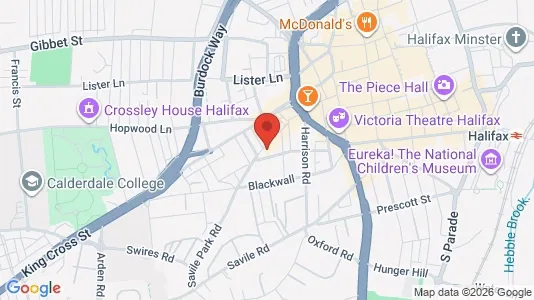 Apartments for rent i Halifax - West Yorkshire - kort over placeringen