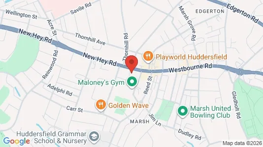 Apartments for rent i Huddersfield - West Yorkshire - kort over placeringen