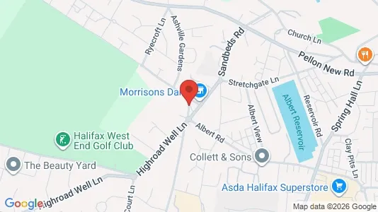 Apartments for rent i Halifax - West Yorkshire - kort over placeringen