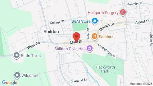 Apartments for rent i Shildon - County Durham - kort over placeringen