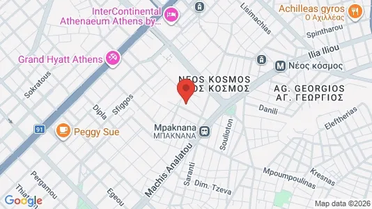 Apartments for rent i Athens Akropoli - kort over placeringen