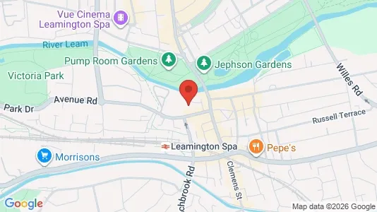 Apartments for rent i Leamington spa - Warwickshire - kort over placeringen