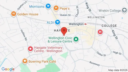 Apartments for rent i Telford - Shropshire - kort over placeringen