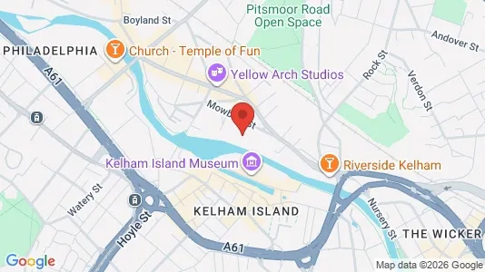 Apartments for rent i Sheffield - South Yorkshire - kort over placeringen