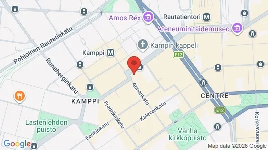 Rooms for rent i Helsinki Eteläinen - kort over placeringen