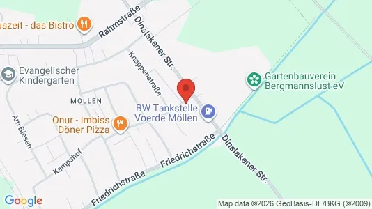 Apartments for rent i Wesel - kort over placeringen