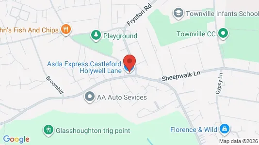 Apartments for rent i Castleford - West Yorkshire - kort over placeringen